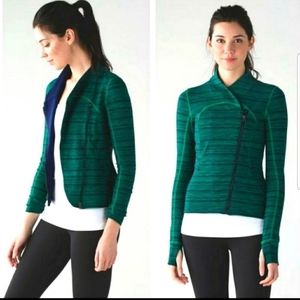 Lululemon Athletica Women's  Precision Jungle Green Jacket  Size 4